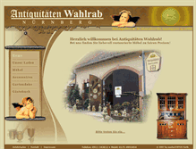 Tablet Screenshot of antik-wahlrab.de